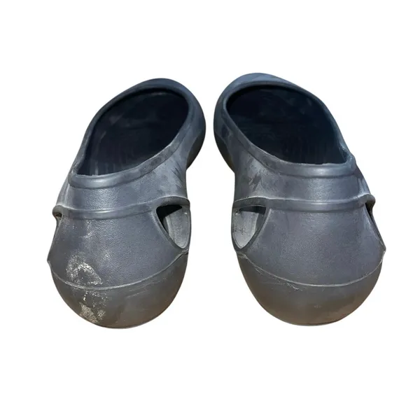 Iconic Crocs Laura Ballet Flats Black Size 8 Comfort Ballerina Slip on Rubber - Image 3