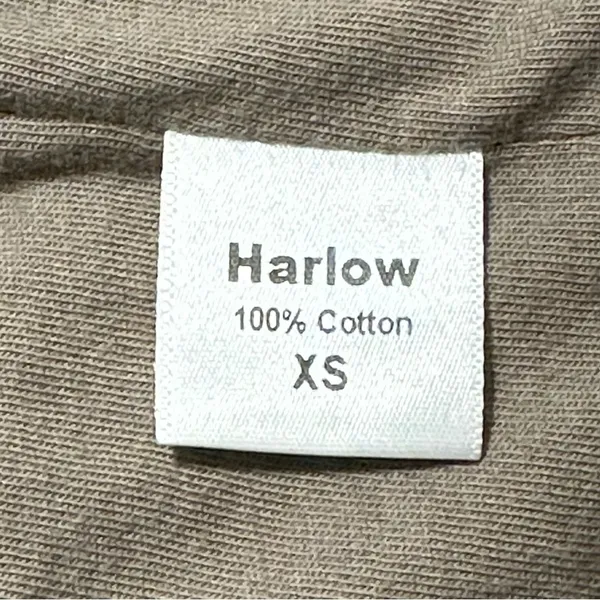 Harlow Vintage Y2K Women’s Size XS Tan Nude Beige Cotton Trench Coat Jacket - Image 9