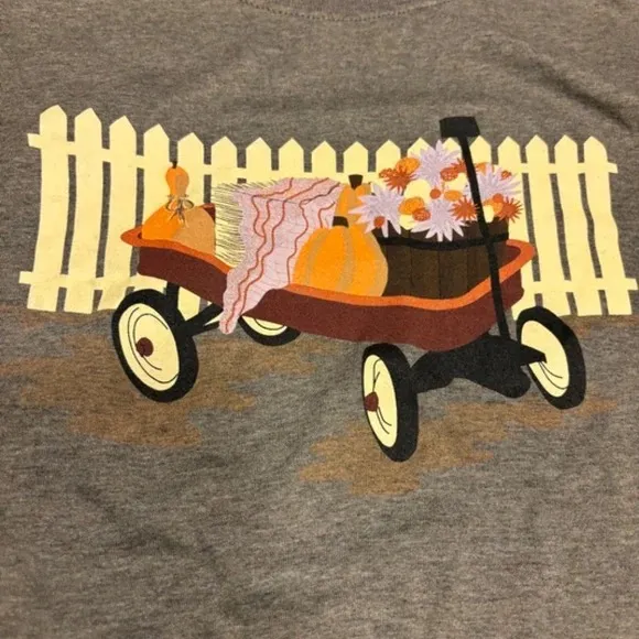 Ladies Small Fall Graphic Tshirt - never worn - Image 4