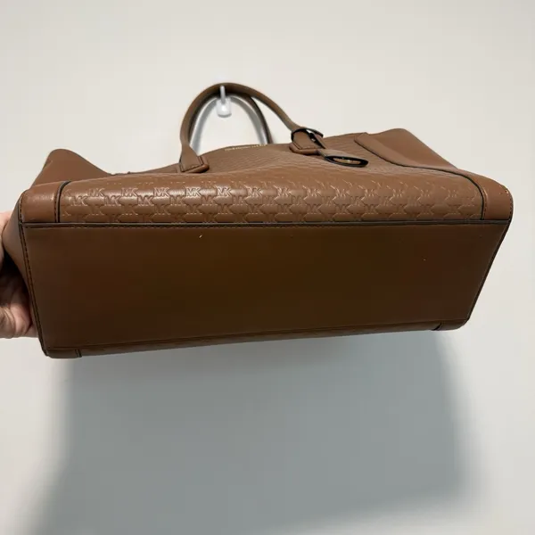 Michael Kors‎ Brown Leather Kali Shoulder Tote Bag Purse - Image 5