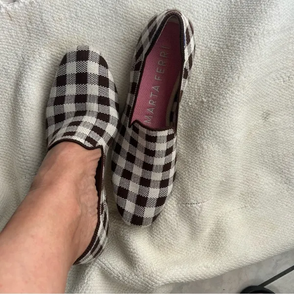 Rothy's Brown and White Flats Timeless Comfort - Image 11