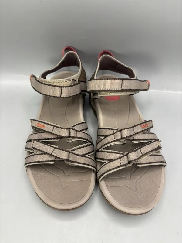 Teva Tirra Sandal Womens US 9 Beige Crazy Comfort Adventure Naturals 4266 - Image 3