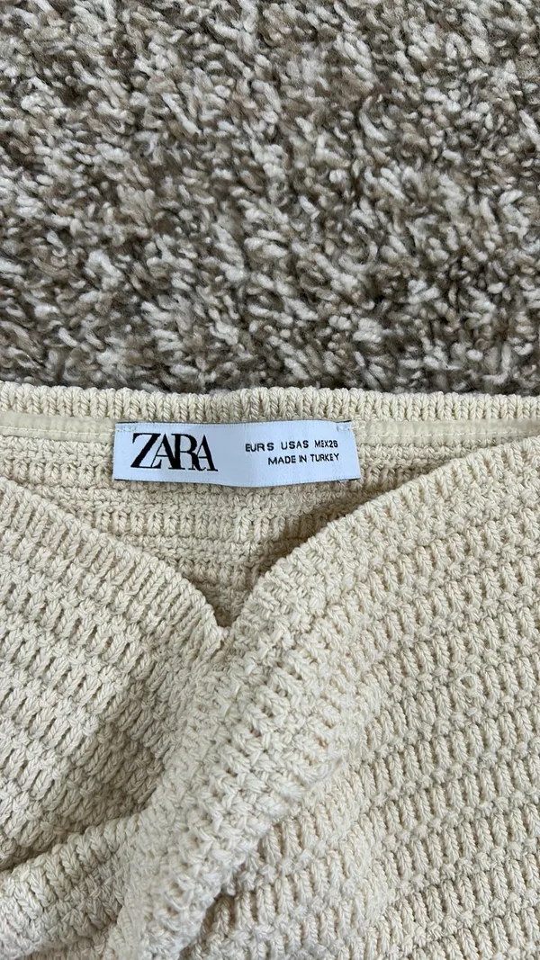ZARA Knit Tube Top Small - Image 3