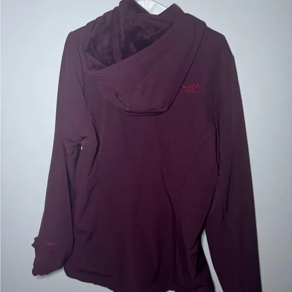 The North Face Purple Ski Jacket Weather-Resistant Hooded - Image 3