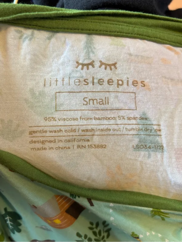 Little Sleepies women’s Bamboo Happy Camper Sleep Tee sz S - Image 3