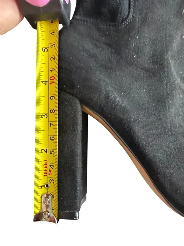 EXPRESS Pull On Black Knee High Stretch Boots Size 8 NEW NWT - Image 6