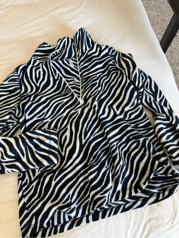 Y2K zebra fleece - Image 2