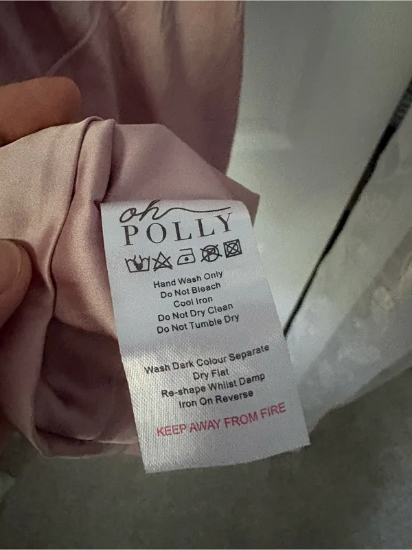 Oh Polly Moonstruck satin mini dress corset-style bodice rhinestone women size 0 - Image 10