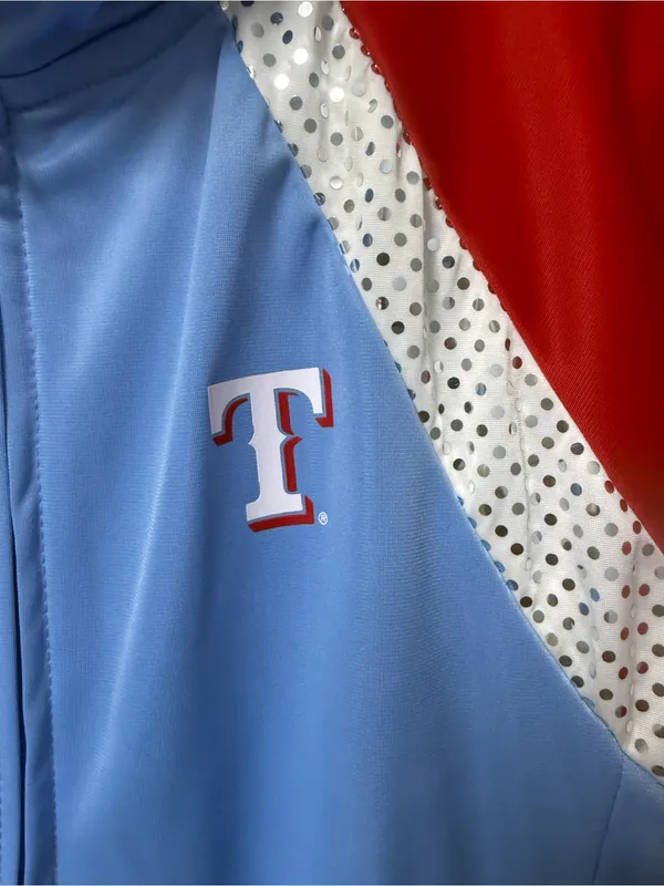 G-III Sports by Carl Banks Texas Rangers full-zip track jacket - Image 2