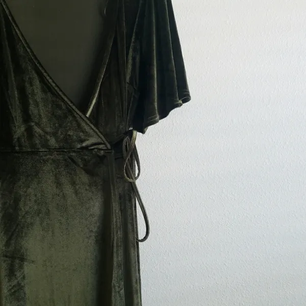 Baltic Born Katelyn Velvet Wrap Maxi Dress New Without Tags - Image 7