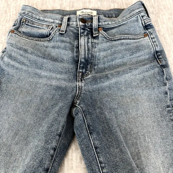 Madewell Women's Girljean‎ Girl Jean Denim Distressed Sz 24 Straight - Image 2