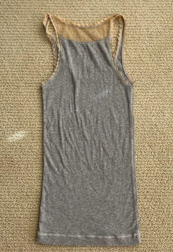 American Eagle Outfitters Lace Trim Vintage Tank Top ASO Elena Gilbert Size S - Image 8