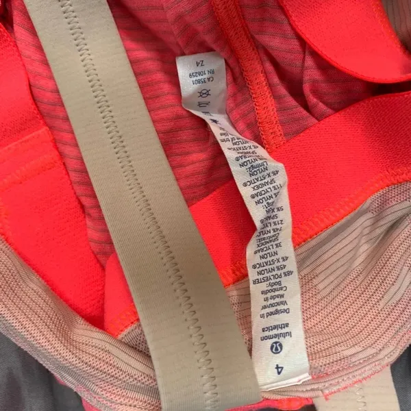 Lululemon Run For Gold Tank Heather Electric Coral‎ - Image 8