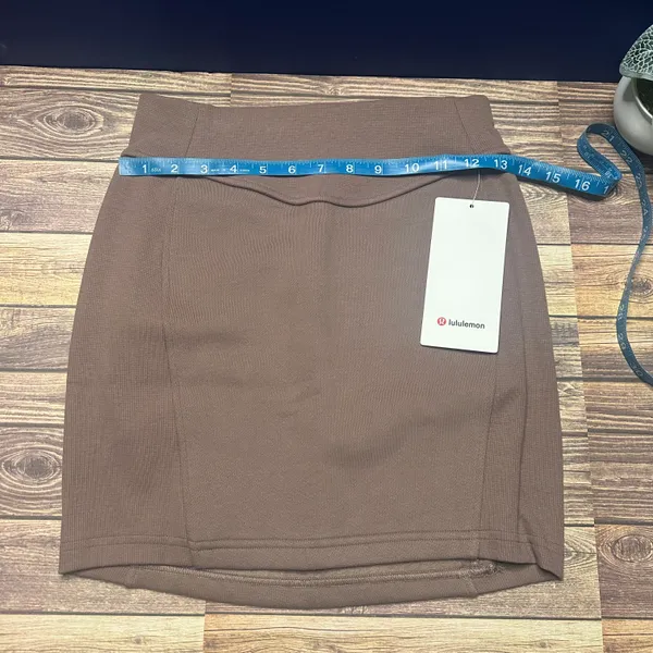 Lululemon Scuba High Rise Mini Skirt NWT Size XS (TPTC) LW8ALSS - Image 7