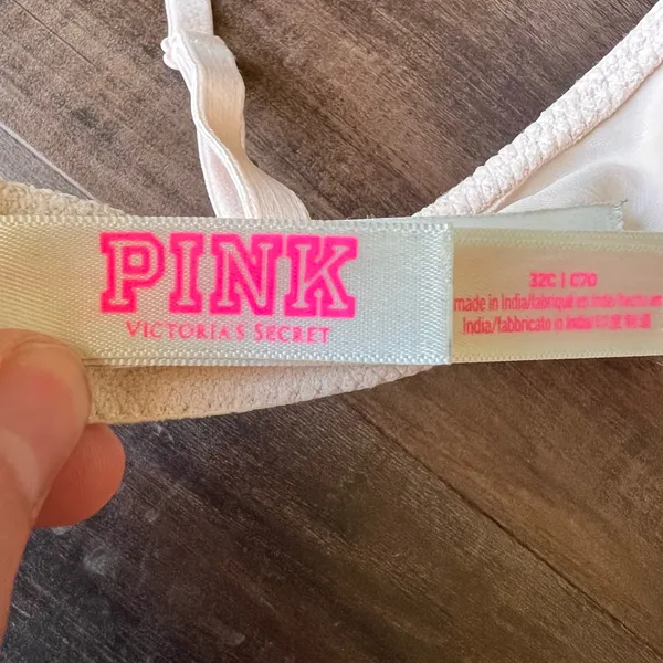 PINK Victoria's Secret nude and Light Pink push up Bra - Image 3