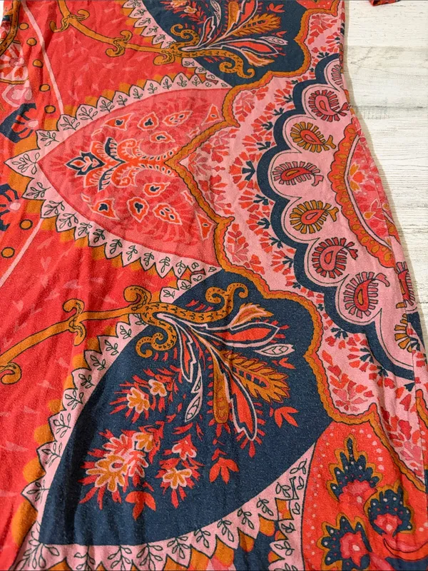 FARM Rio Anthropologist Giannina Paisley Print Midi Dress - Image 7