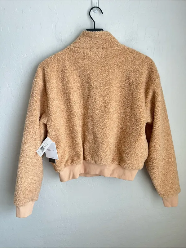 Beyond YogaBrave The Elements Sherpa Bomber jacket NEW XS - Image 4