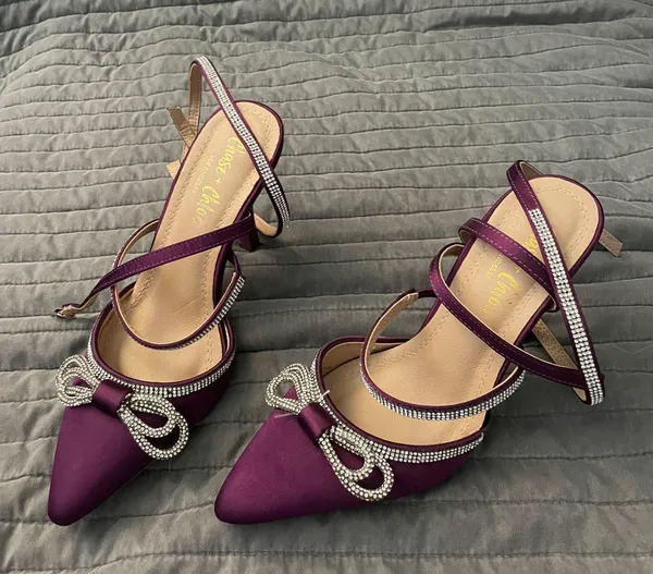 Nordstrom Strappy Bow Heels - Image 2