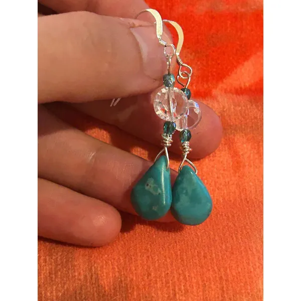 Lot d018 earrings silver plated - Image 8