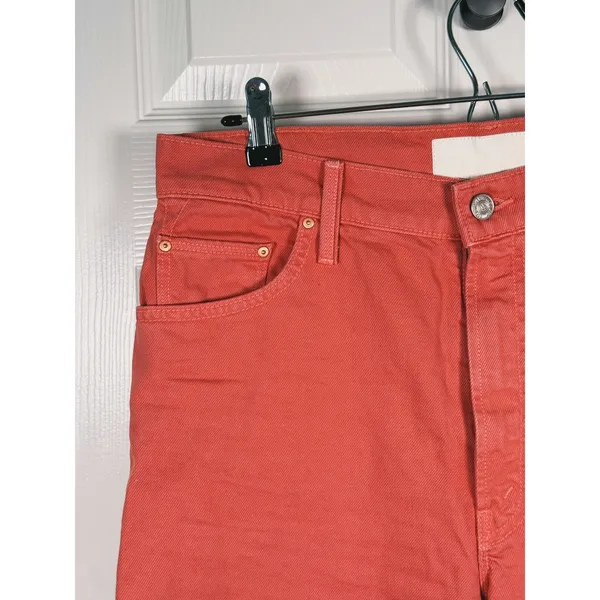MOTHER The Dodger Wide Leg Ankle Jeans Size 28 Canyon Coral Casual Everyday - Image 9