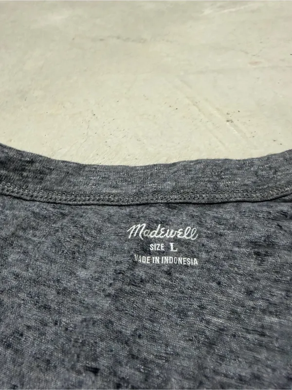 Madewell Women’s Tank Top Gray cotton large - Image 2