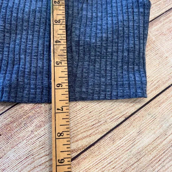 Aerie Womens Blue Ribbed Marled Crop Top Adjustable Straps Size S/P - Image 8