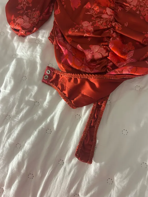 For Love & Lemons Red bodysuit - Image 2