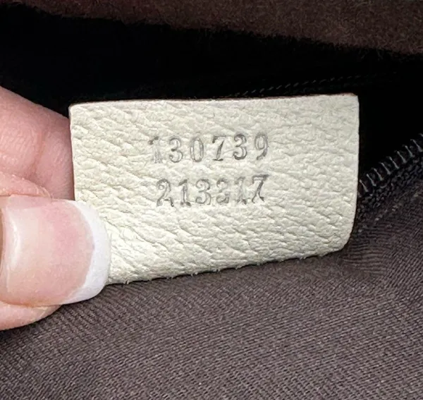 Gucci Beige/Cream GG Canvas And Leather Abbey D-Ring Tote - Image 8
