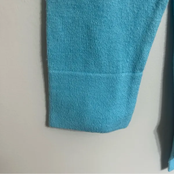 Ralph‎ Lauren Sport Womens Light Blue Cotton Blend Crewneck Sweater Size XS - Image 8
