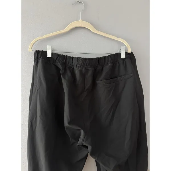 Abercrombie & Fitch Black Softshell Jogger Pants Women’s Size Medium - Image 5