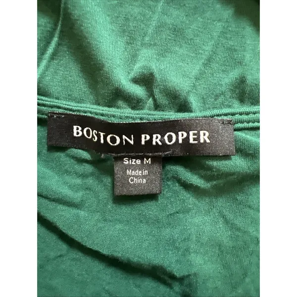Boston Proper Scallop Lace Long Sleeve Top Fairy Holiday Peasant - Image 5