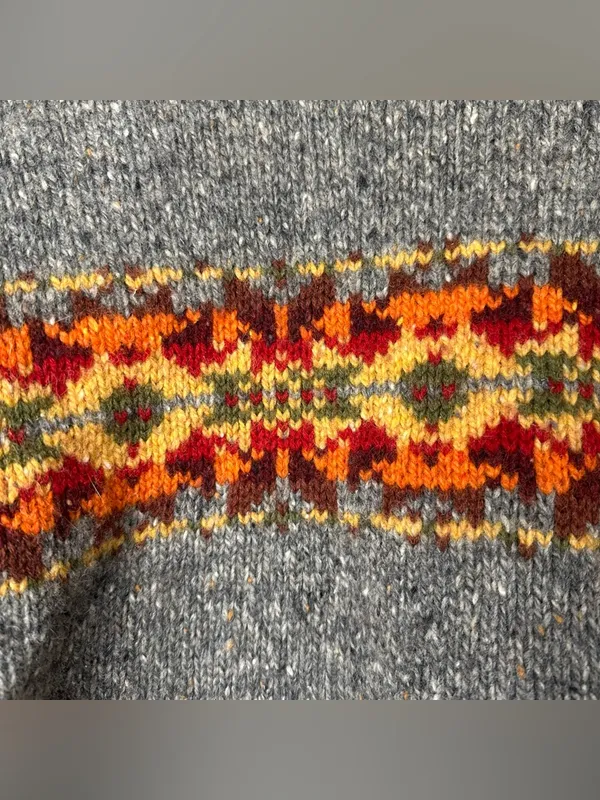 Vintage Abercrombie & Fitch Wool Turtleneck Sweater - Image 3