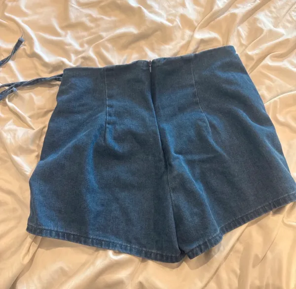 SheIn Denim Wrap Skort - Image 3