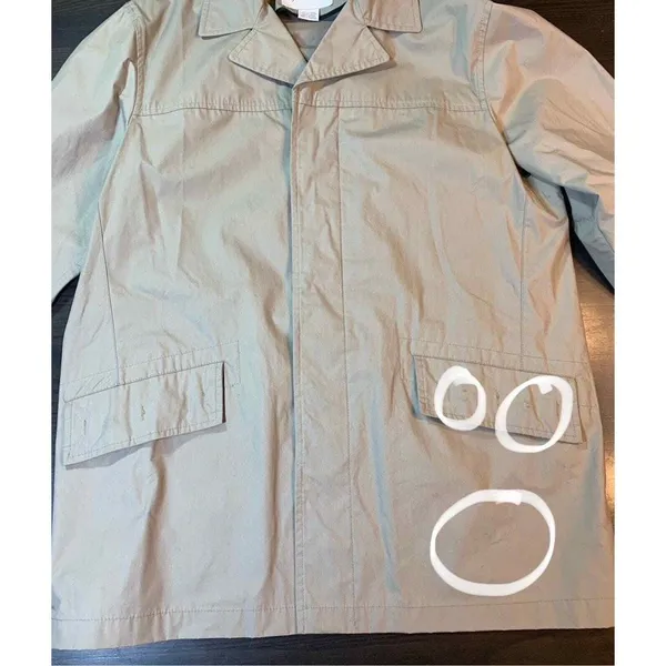 J Crew Trench Coat Women's Small Prepcore‎ Minimalist Classic Jacket READ - Image 6
