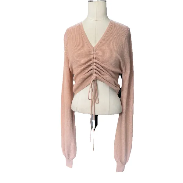 Beach Riot Kenzi Sweater Medium M Rose Cloud Pink Knit Pullover Cozy Designer⁠ - Image 10