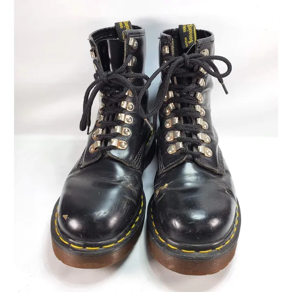 Dr. Martens Vintage England 8217 Lug Sole Platform Combat Y2k Boots‎ Uk 5 Us 7 - Image 5