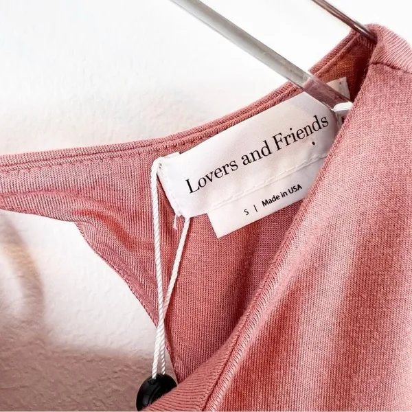 NWT Lovers + Friends Oaklee Bodycon Dress Women's‎ Size S Pink Barbiecore - Image 7