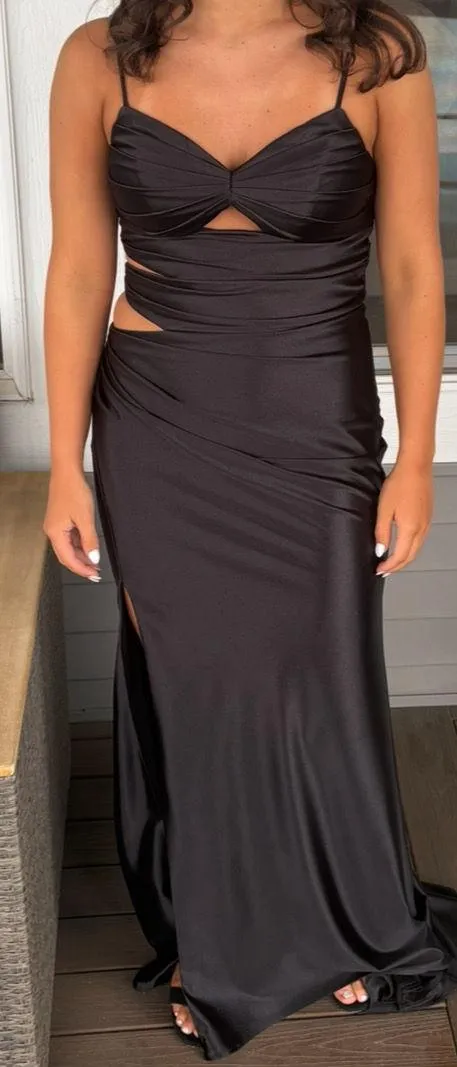 Stacees Black Prom Dress Size 6 - Image 3