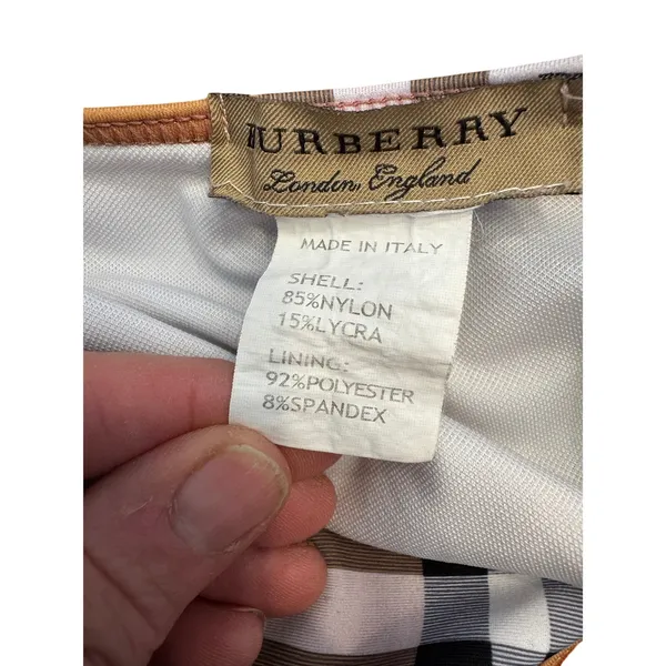 Burberry London England Classic Nova Check Side Tie Bikini Bottom Estimate Small - Image 4
