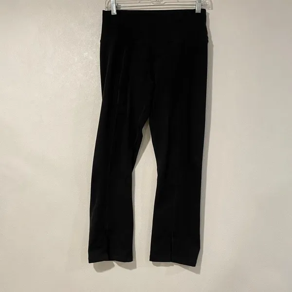 Aerie Offline The Hugger Legging High Rise Black Flare Yoga Pants Size L - Image 3