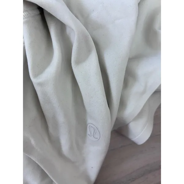 Lululemon Wundermost Ultra Soft Nulu High Neck Sleeveless Bodysuit White L/G - Image 6