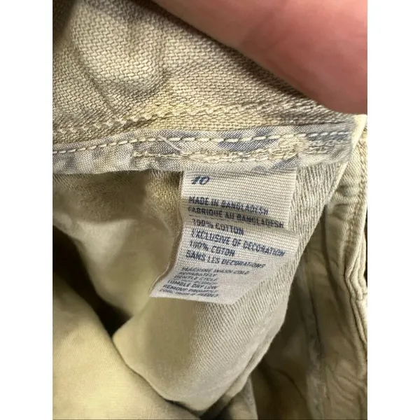 American Eagle shortie cream size 10 minimalist cutoff shorts - Image 3