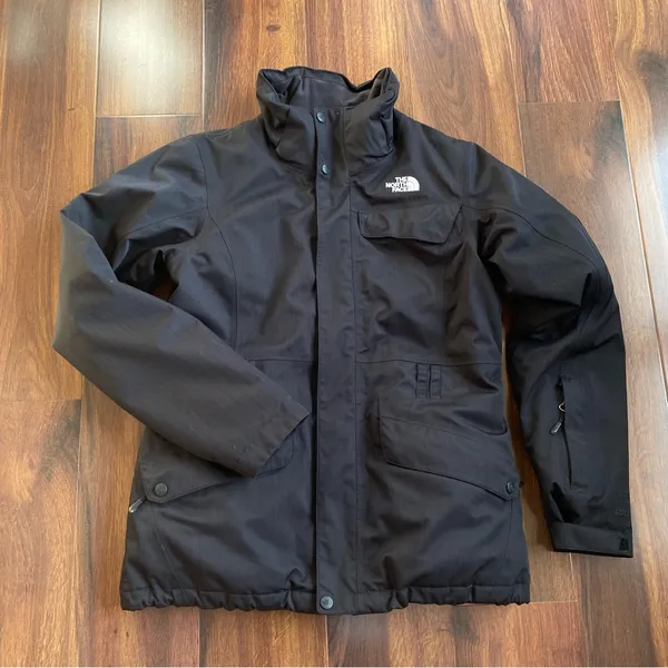 North Face HyVent 550FP Down Ski Jacket No Hood No Belt Women’s M - Image 2