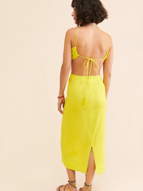 Farm Rio Monstera Midi Dress - Image 4