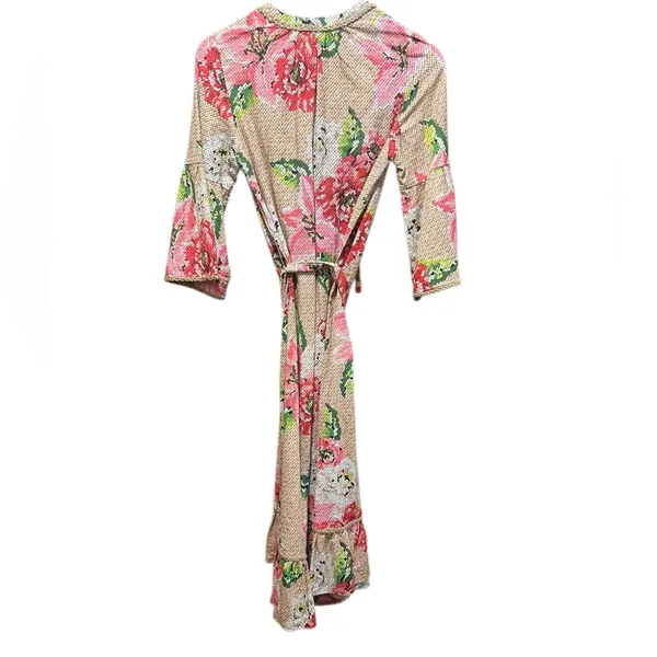 Farm Rio Floral Ruffle Beaded Tassels Belt‎ Slip-On Dress Size XS - Image 12