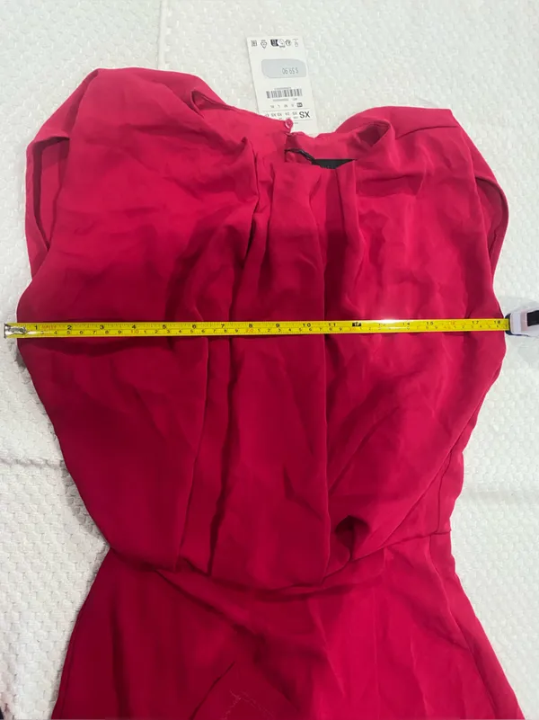 ZARA Women’s Red Sleeveless Romper - Image 7