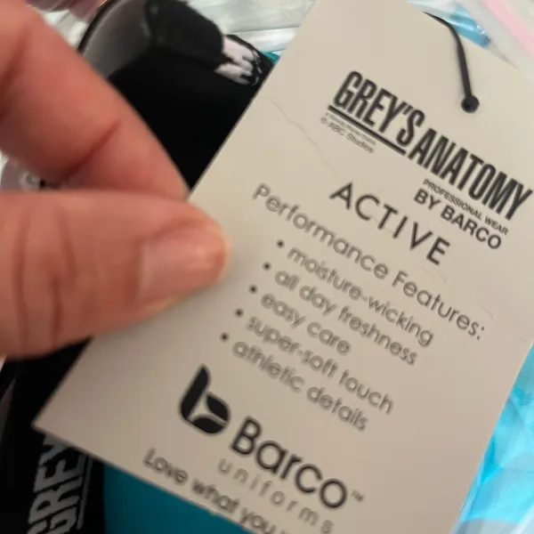 Grey’s Anatomy Active Barco Women’s Teal Scrub Pants Drawstring‎ Pockets 5XL - Image 4
