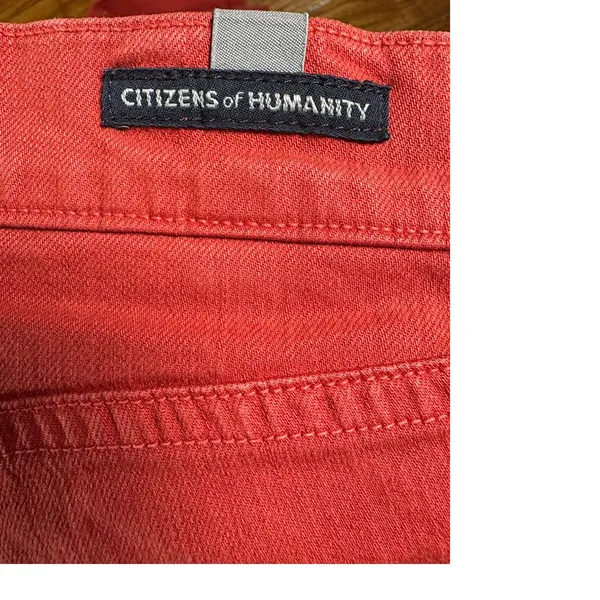 Citizens of Humanity‎ Orange Straight Leg Jeans Casual Chic Denim - Image 6