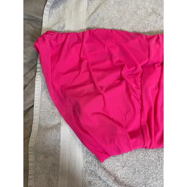 NWT OYS Size XL Rose‎ Pink One Shoulder Ruched Sexy Bodycon Dress Midi Cocktail - Image 4