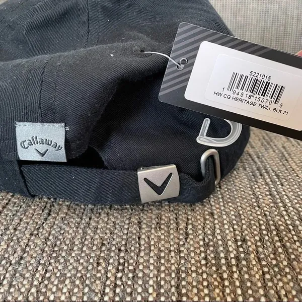 NWT Callaway Heritage Twill Hat Black Autographed by Paula Reto - Image 9